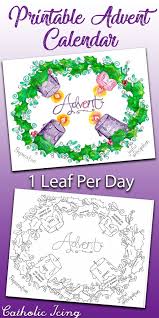 Printable Advent Countdown Calendar For Catholic Kids Printable Advent Calendar Advent Calendars For Kids Advent For Kids