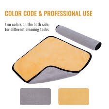 They're perfect for wiping away dust on screens and lenses, or dirt and grime off of countertops; Home Kitchen Super Absorbent Lint Free Dual Layer Car Detailing Towels Silk Edging Car Wash Waxing Polishing And Drying Towels 16x24 House Again 2 Ultra Thick Microfiber Cleaning Cloths Cleaning Tools
