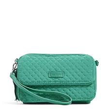 Carry all the essentials in a classic silhouette with vera bradley's shoulder bags. Vera Bradleyvera Bradley Women S Microfiber Crossbody Purse With Rfid Protection Wristlets Peacock Blue One Size Dailymail