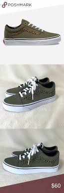 Vans Mini Leopard Old Skool Womens Skate Shoe New Vans Women S Mini Leopard Old Skool Skate Shoe With Leopard Side Vans Animal Print Womens Vans Clothes Design