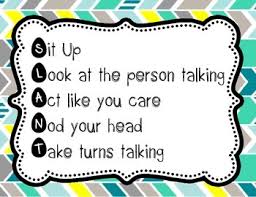 Free S L A N T Anchor Chart By The Laminating Co Teacher Tpt