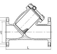 8 inch Cast Iron Y Strainer