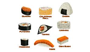 Sushi Chart Pillow Sham