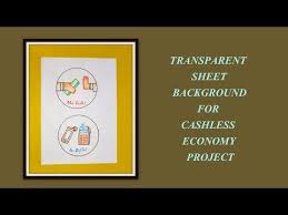 Diy Economics Background Design For Transparent Sheet Writing About Cashless Economy 2 Youtube Background Design Frame Card Border Design