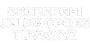 Three lower case alphabet letter sets including a coloring sheet, a colored letters set, and a patterned alphabet letter set. 10 Best Free Printable Cut Out Letters Printablee Com