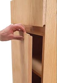 Invisible Cabinet Door Handles Easy Woodworking Projects Woodworking Projects Diy Woodworking Techniques
