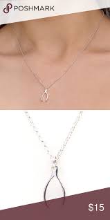 925 Sterling Silver Wishbone Necklace Black Diamond Jewelry Mens Silver Necklace Silver Earrings Online