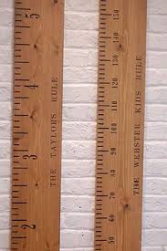 Personalised Wooden Ruler Height Chart Kids Rule Diy