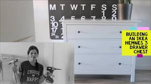Building an ikea hemnes 8 drawer dresser (ikea furniture assembly). Building An Ikea Hemnes 3 Drawer Dresser Ikea Furniture Assembly Youtube