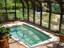 Dieser Swimex Passt Direkt In Den Garten Sunroom Sunroompool Swimspa Swiminpl Den Di In 2020 Small Indoor Pool Indoor Pool Design Indoor Swimming Pool Design