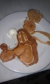 Goofy Pancake Abe S Request Pancake Designs Yummy Food