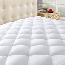 Easeland king size mattress pad pillow top mattress premium quality at flexible price options is what easeland brings to the table. Amazon Com Taupiri King Quilted Mattress Pad Cover With Deep Pocket 8 21 Cooling Soft Pillowtop Mattress Cover Hypoallergenic Down Alternative Mattress Topper Home Kitchen