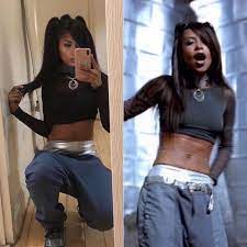 20 of aaliyah's best looks. Ultimateaaliyah Aaliyah Outfits Aaliyah Costume Aaliyah Style