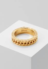 Men's hip hop gorgon monster 316l stainless steel rings horror venomous snakes snake hair medusa ring punk biker jewelry versace ring. Versace Ring Oro Caldo Goldfarben Zalando De