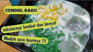 Resep cendol sagu enak recommended banget oleh yulia kartika resep resep resep masakan masakan. Cara Membuat Cendol Tepung Sagu Youtube
