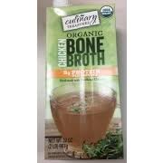 Culinary Treasures Organic Chicken Bone Broth Calories Nutrition Analysis More Fooducate