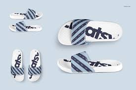 Slide Sandals Mockup Set Slide Sandals Sandals Sandals Store