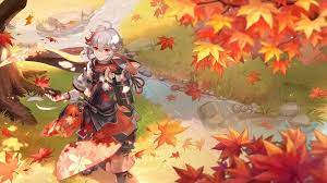 Kazuha Livestream Art Clean Version For Wallpaper Use Kazuhamains In 2021 Cute Cartoon Wallpapers Favorite Character Anime Art