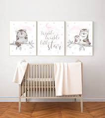 Wall decals & stickers └ home décor └ home, furniture & diy all categories antiques art baby books, comics & magazines business, office & industrial cameras & photography cars, motorcycles & vehicles clothes. Baby Shower Gift Owl Bedroom Prints Owl Nursery Wall Art Decor Nursery Prints Pink Owl Nursery Decor Girl Nursery Art Owl Themed Art Collectibles Prints 330 Co Il
