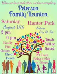 720 family reunion customizable design templates postermywall