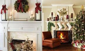 Try these gorgeous christmas fireplace mantel decoration ideas this year to make it the focal point of the house. Festive Fireplace Mantels Decorated With Christmas Lights And Candles