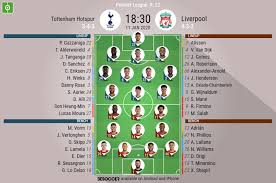 H.lloris, m.doherty, s.aurier, b.davies, j.rodon, p.hojbjerg, e.dier, t.ndombele, h.kane, s.bergwijn, h.son liverpool: Tottenham Hotspur V Liverpool As It Happened Besoccer
