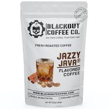 Jazzy Java Cinnamon Rum Pecan Flavored Coffee Blackout Coffee Co
