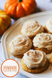 Melt In Your Mouth Pumpkin Cookies Recipe Pumpkin Recipes Pumpkin Cookies Food