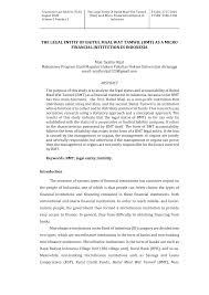Baitul maal wa tamwil (bmt) merupakan lembaga keuangan mikro berbasis syariah (islam). Https Journal Trunojoyo Ac Id Trunojoyo Law Review Article Download 9502 5359