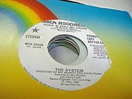 The System 45 Rpm Rock N Roll Me Again Same Amazon Com Music