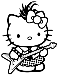 Una raccolta di disegni del celebre cartone animato hello kitty da stampare e colorare gratuitamente! 71 Disegni Hello Kitty Da Colorare Per Bambine