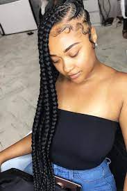 Fantastic Lemonade Braids Ways To Rock Trendy Protective Hairstyles Feed In Braids Hairstyles Feed In Braids Ponytail Big Box Braids Hairstyles