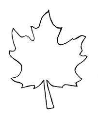Forest Scene Leaf Coloring Page Leaf Template Fall Leaf Template