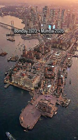 Mumbai Then vs Now 🏙️ #Mumbai #Bombay #ThenVsNow #MumbaiDiaries #India