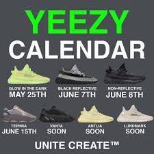 Expected Yeezy Calendar For Upcoming 2019 Releases Which Are You Most Excited For Are You Gonna Try To Cop Any Follow Unitecr In 2020 Yeezy Instagram Posts Instagram