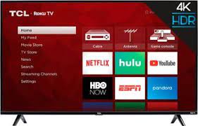 Best Buy Tcl 50 Class 4 Series Led 4k Uhd Smart Roku Tv 50s425 Led Tv Smart Tv 4k Ultra Hd Tvs