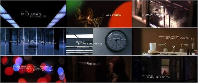 The Mothman Prophecies (2002) — Art of the Title