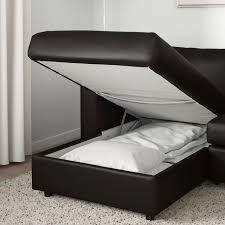 Ikea Vimle Sofabed With Chaise Farsta Black Bettsofa Recamiere Sofa