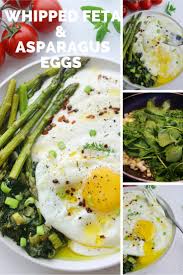 Whipped Feta With Asparagus Eggs 30 Days Of Greek Food Recipe In 2020 Healthy Breakfast Recipes Greek Recipes Mediterranean Recipes