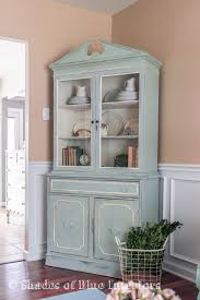 Chalk paint diy projects furniture redos. China Cabinet Makeover Shades Of Blue Interiors