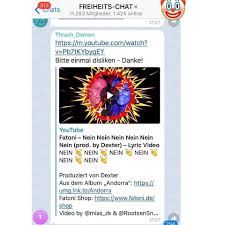 Doch sein profil ist dort kaum. Attila Hildmanns Telegram Gruppe Startet Traurigsten Shitstorm Aller Zeiten Gegen Fatoni Video Hiphop De