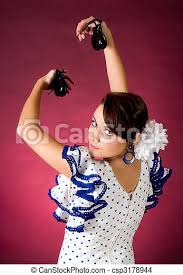 We can't wait to see you <3 Castanet Lady Young Spanish Flamenco Performer Playing The Castanets Canstock