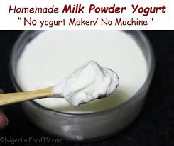 Homemade Yogurt With Powdered Milk No Yogurt Maker Powdered Milk Homemade Yogurt Yogurt