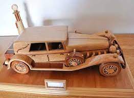 Handcrafted Vintage Duesenberg Limousine 1930 Model Limousine Wooden Toys Handcraft