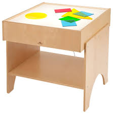 Whitney Brothers Kids Children Learning Shapes Color Activity Light Table Contemporary Kids Tables And Chairs By Clickhere2shop
