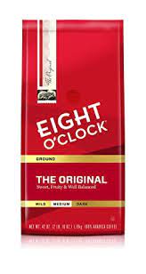 Shop for eight o'clock coffee whole bean coffee at walmart.com. Amazon Com Eight O Clock Coffee The Original Medium Roast Ground Coffee 42 Ounce Pack Of 1 100 Arabica Kosher Certified Grocery Gourmet Food