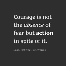Courage Is Not The Absence Of Fear Seanwes