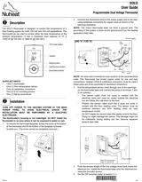 • it is mandatory to install a class a gfci or gfci circuit breaker with each nuheat mat installation. Nuheat Thermostat Past Models