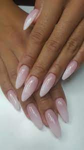 Baby Boomer Boomer Babyboomer Boomer Almond Acrylic Nails Almond Nails Designs Trendy Nails