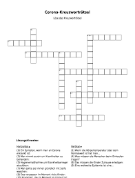 Maybe you would like to learn more about one of these? Kreuzwortratsel Corona Kreuzwortratsel Als Pdf Arbeitsblatt Schulraetsel De